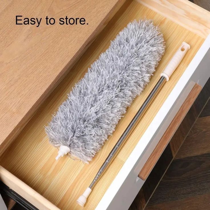 Flexible Mop Duster for Quick and Easy Cleaning with Long Rod
