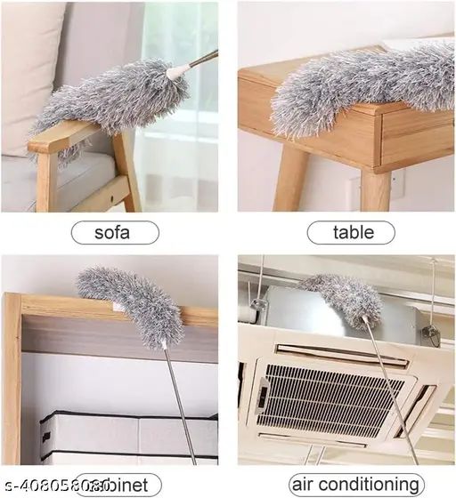 Flexible Mop Duster for Quick and Easy Cleaning with Long Rod